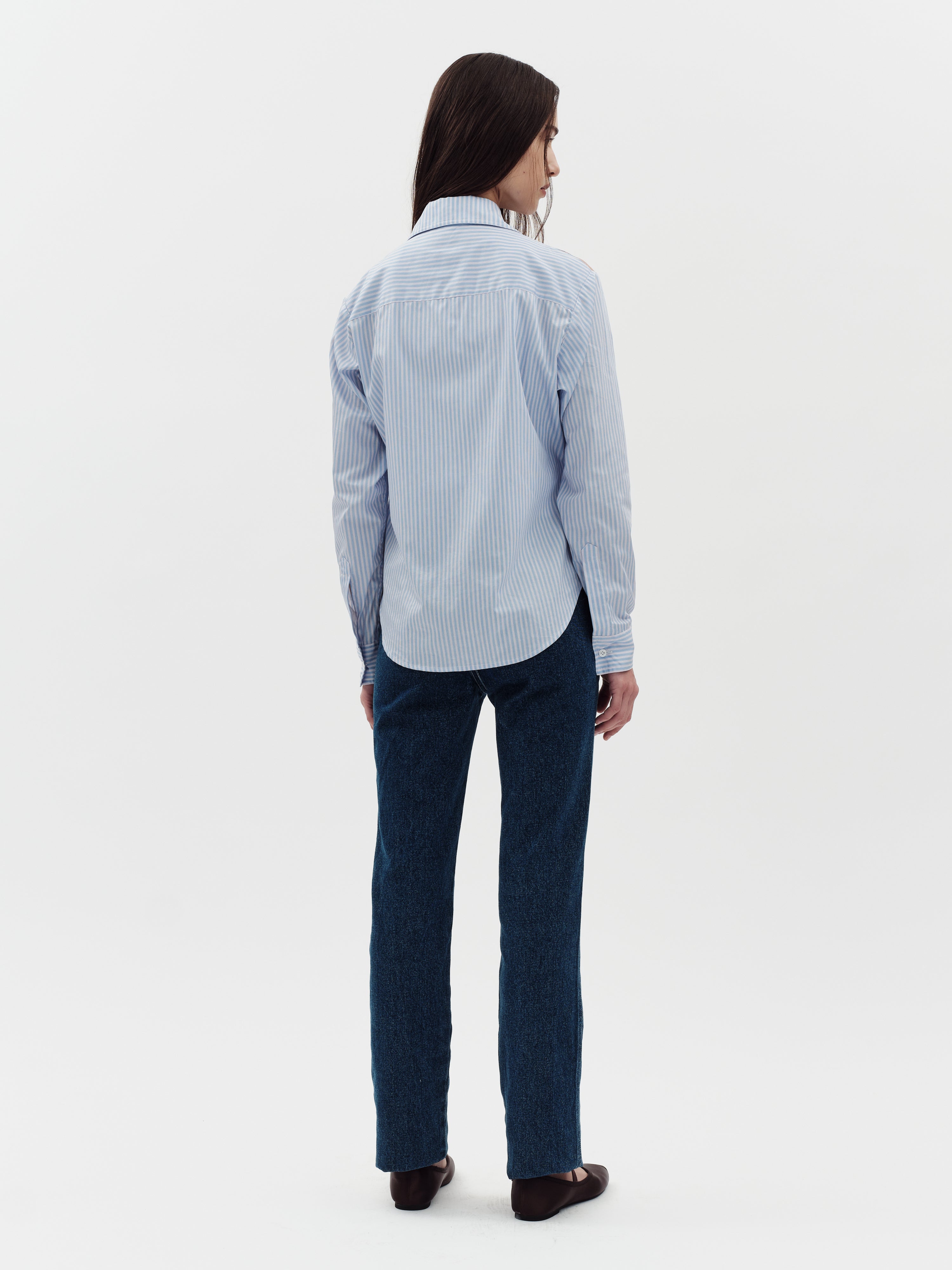Jakke Women's Crest Shirt - Blue/White