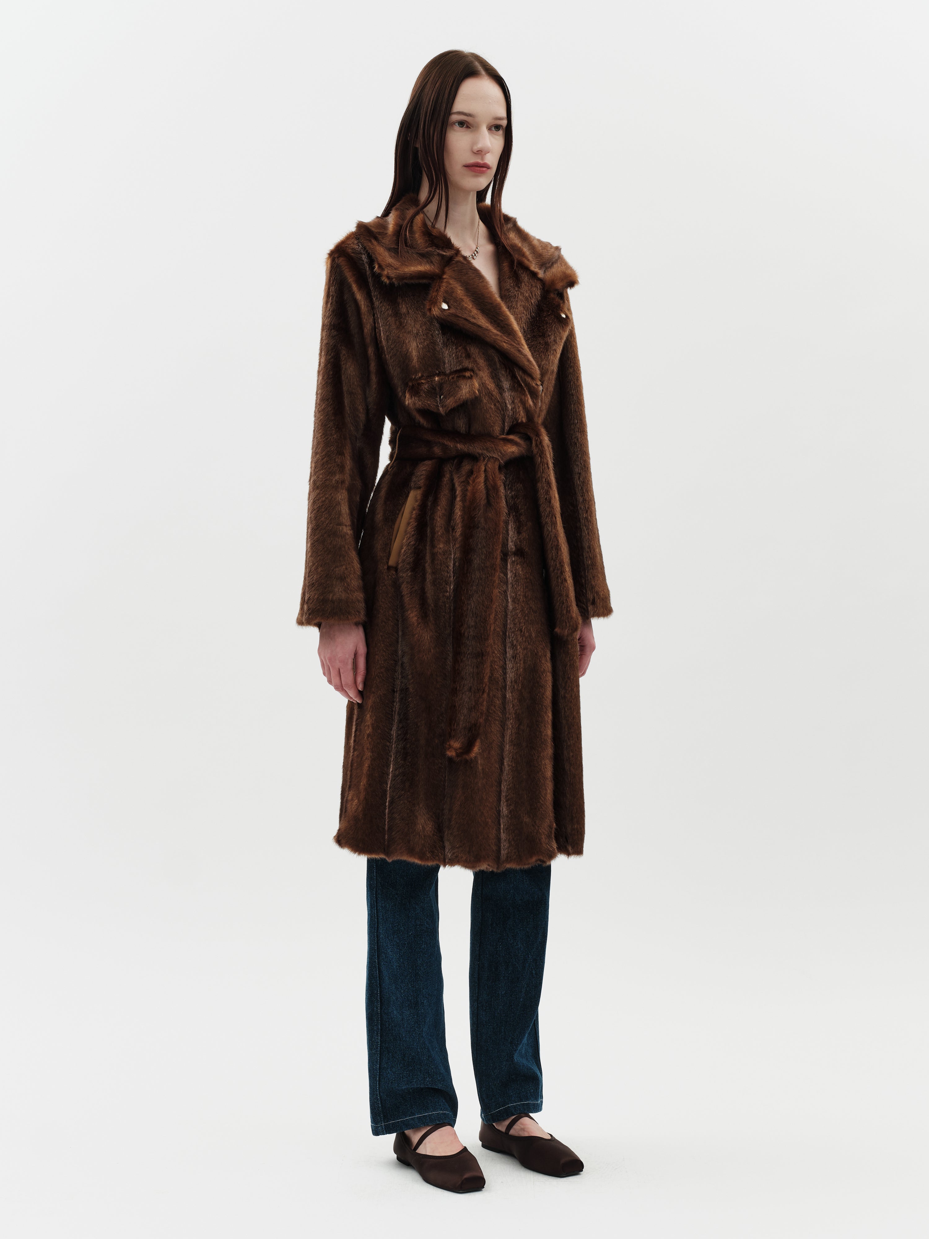 Jakke Women's Frosig Biker Coat - Brown