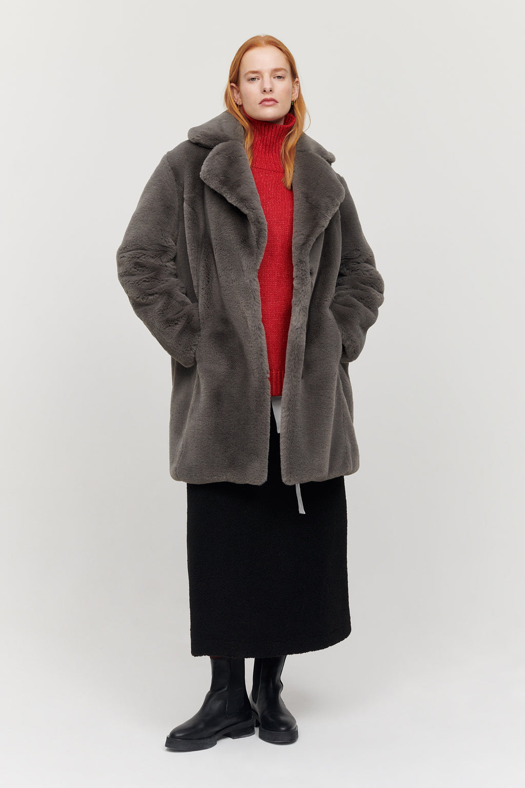 HEATHER COAT GREY – Jakke