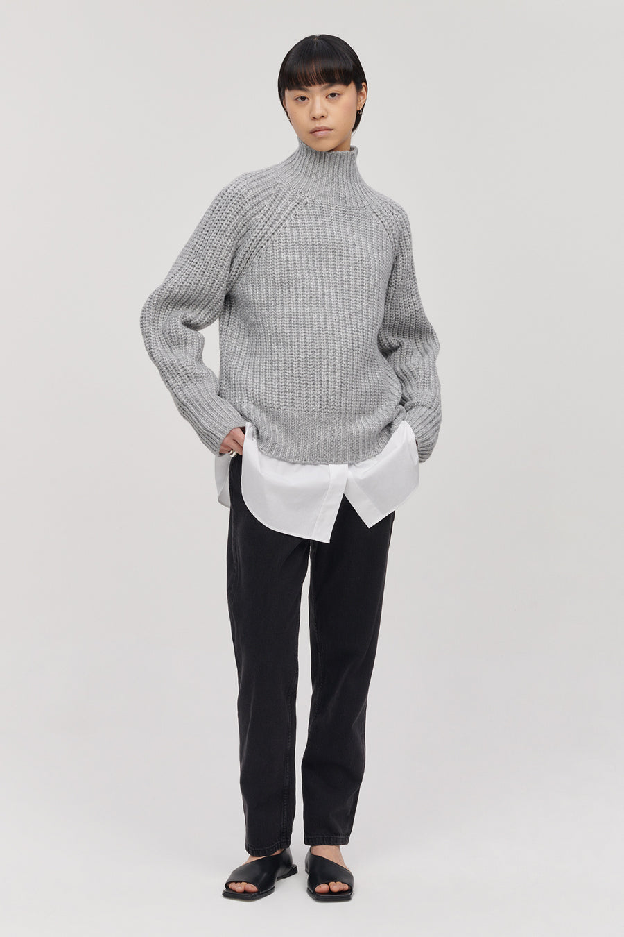PATSY KNITTED JUMPER GREY