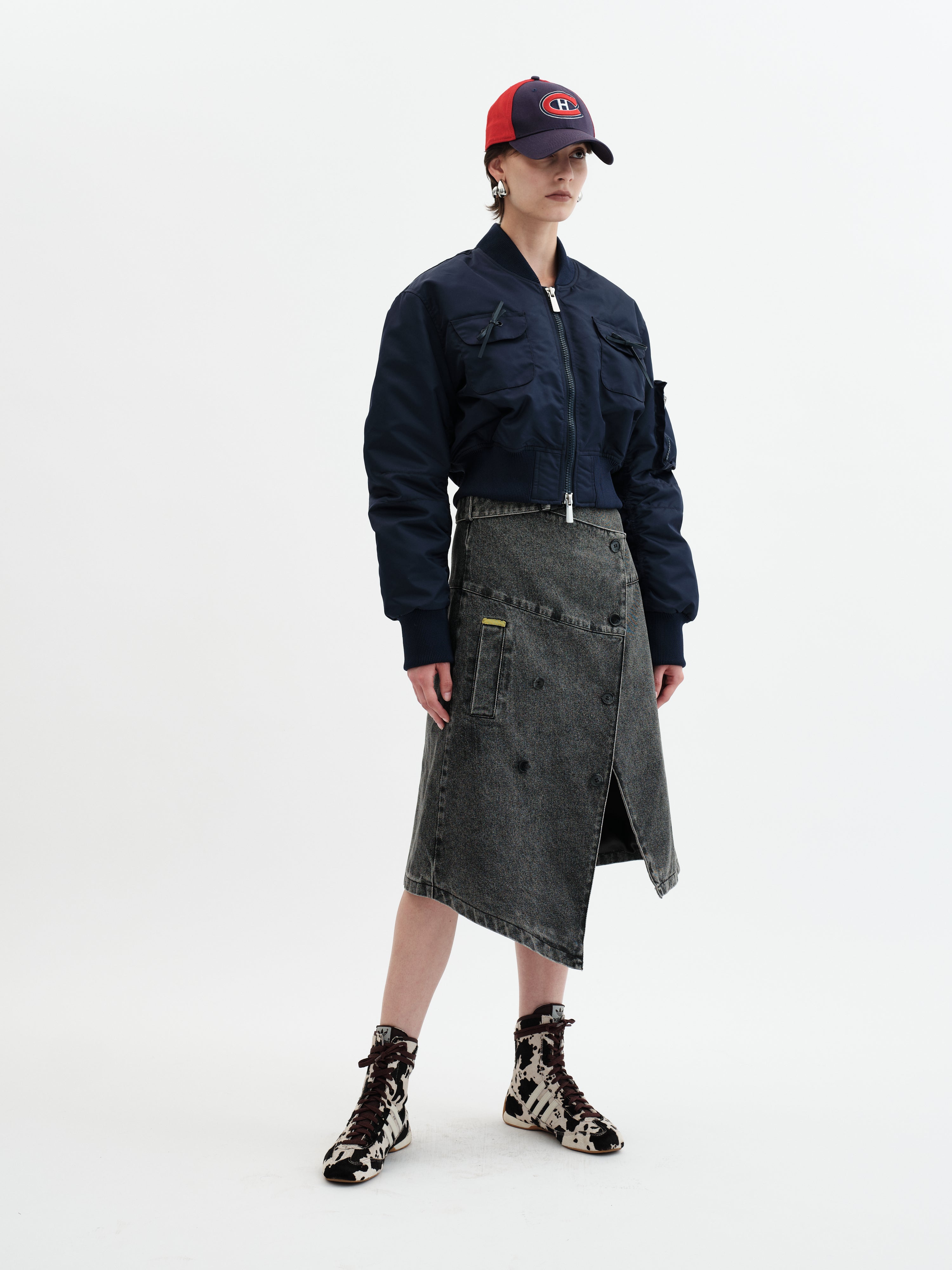 Lola Bomber Jacket - Navy