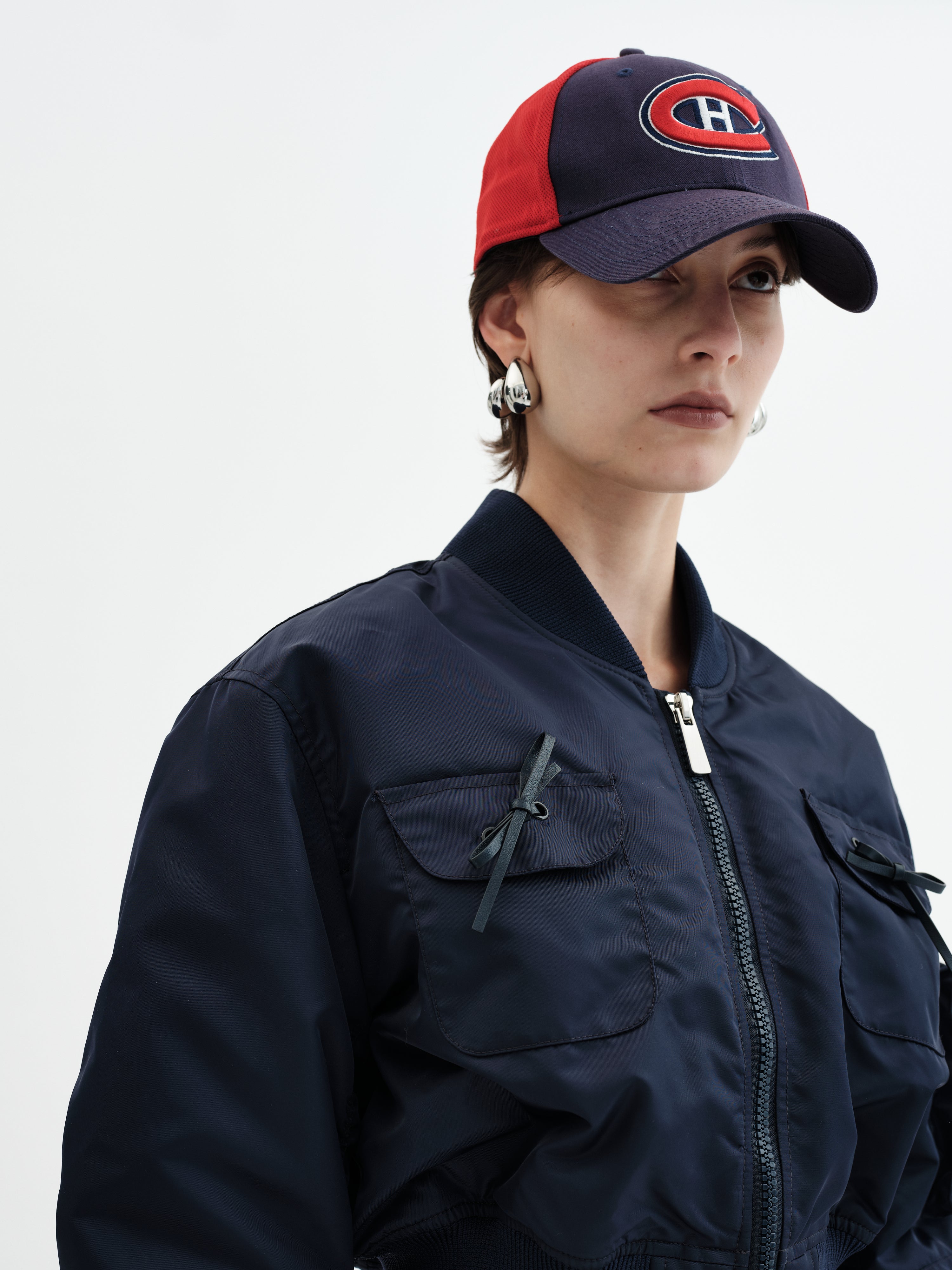Lola Bomber Jacket - Navy