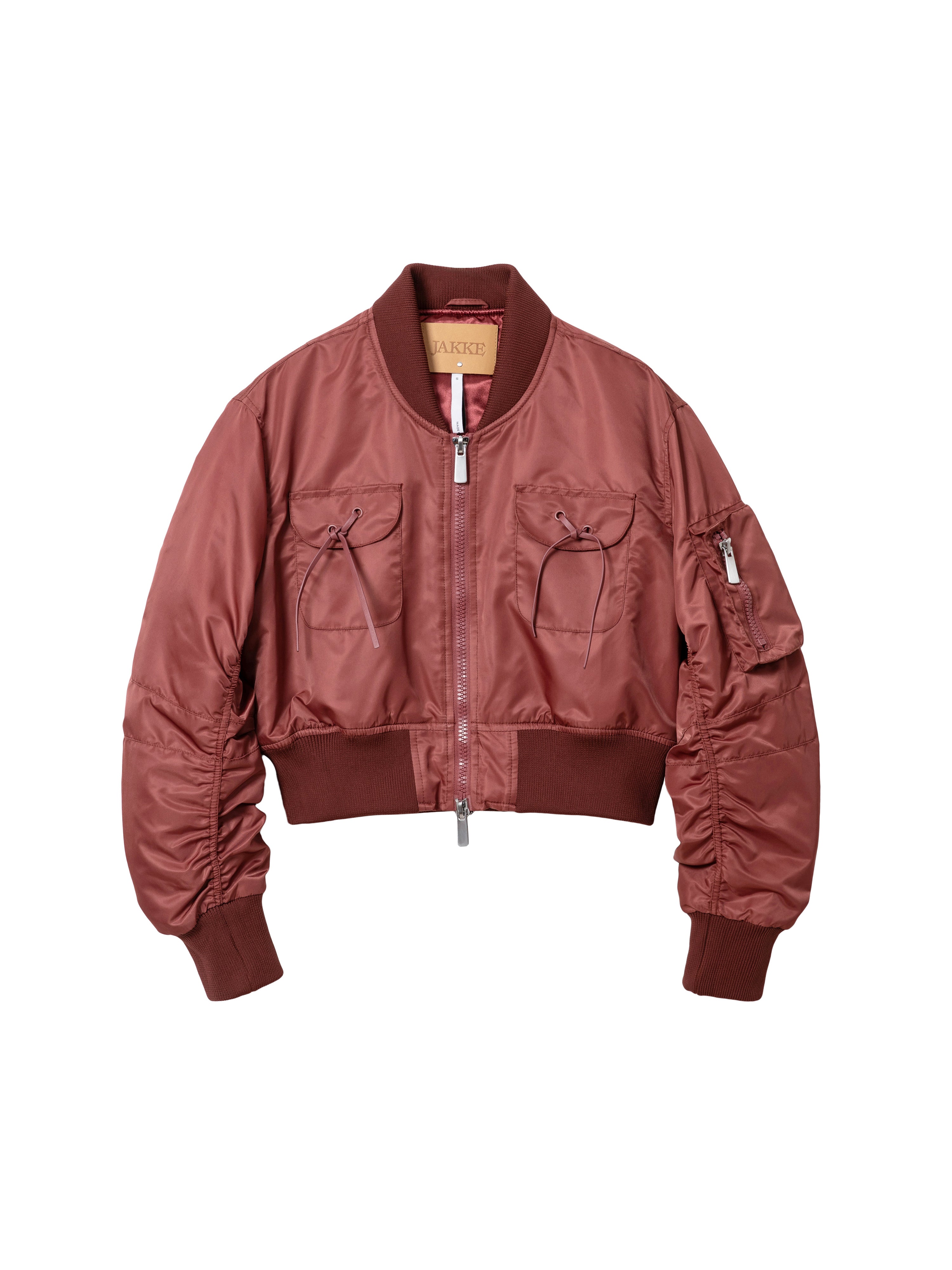 Jakke Women's Lola Bomber Jacket - Burgundy