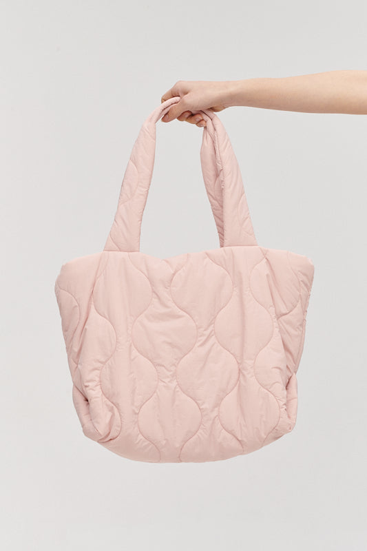 TATE QUILTED BAG SOFT PINK
