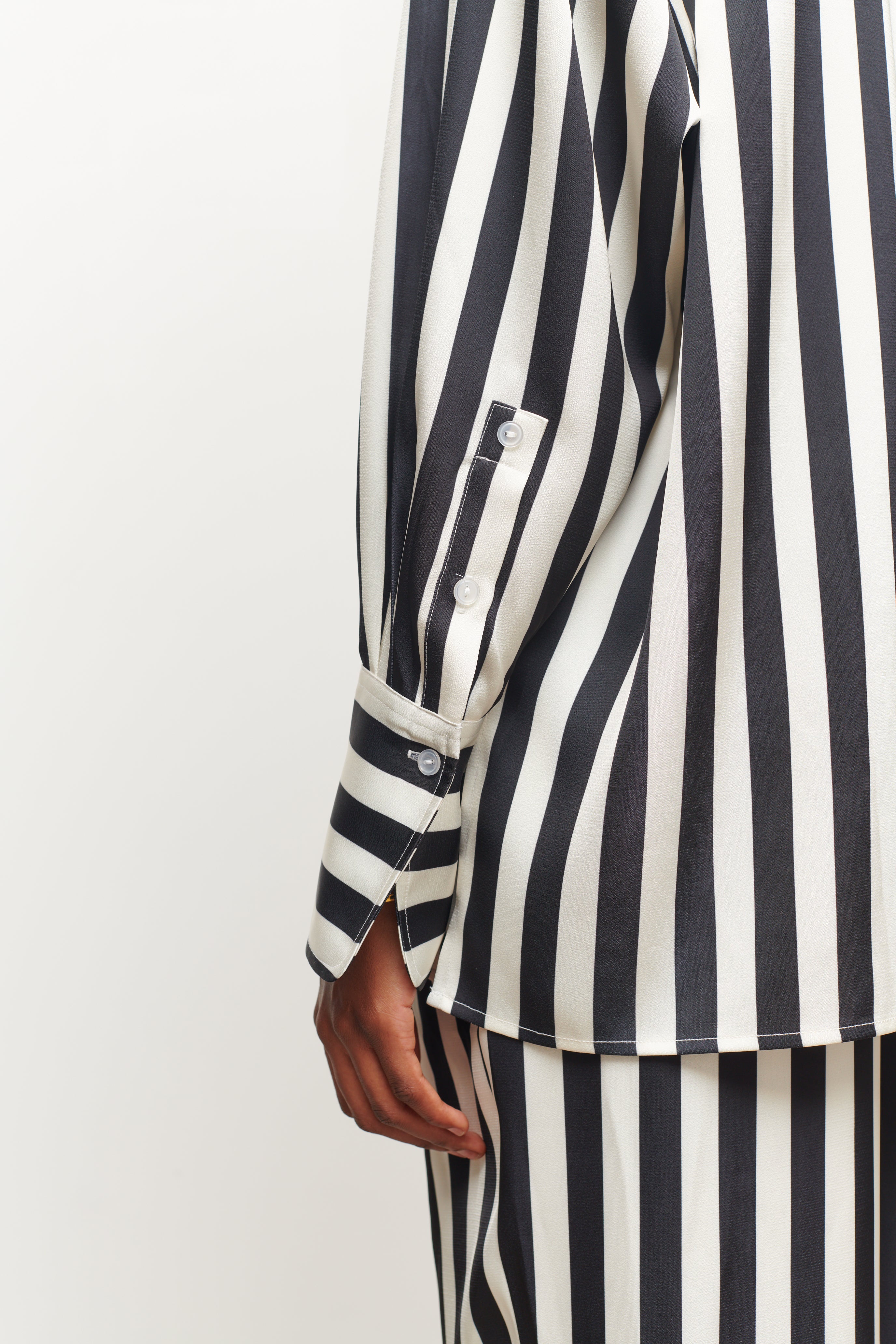 WILLOW TROUSER BLACK STRIPE