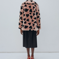 TILLY FAUX FUR HEARTS Jakke